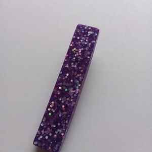 Hand Crafted Sparkling Purple Hair Clip